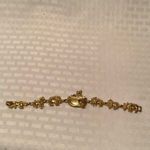 Gold Tone Bracelet Norah Ark Design